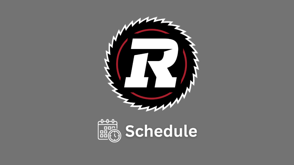 2024 Ottawa Redblacks Schedule CFL Pass